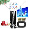 HIDB Indoor TV Antenna - Ultra HD 4K/1080p Digital TV Antennas for Local Channels, Enhanced Rabbit Ear Design with Smart Signal Booster, Works with All Smart TVs, Easy Setup, No Monthly Fees! view 1