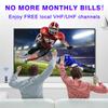 HIDB Indoor TV Antenna - Ultra HD 4K/1080p Digital TV Antennas for Local Channels, Enhanced Rabbit Ear Design with Smart Signal Booster, Works with All Smart TVs, Easy Setup, No Monthly Fees! view 2