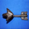 Southern Metal Lover Archery Wall Decor Cast Iron Arrows Wall Hooks & Plaque Set of 5 view 3