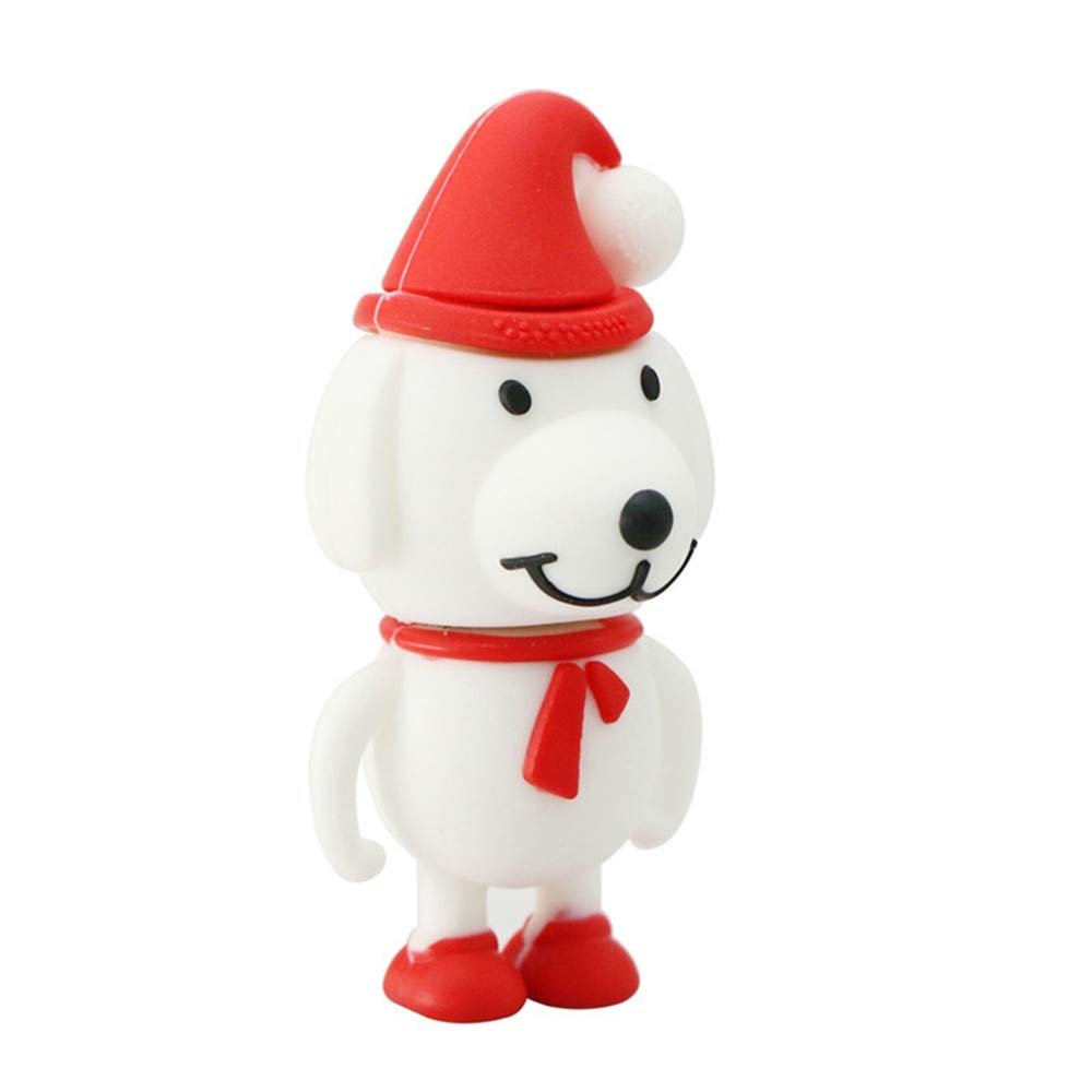 16GB Dog Model USB 3.0 Flash Drive Flash Drive 3.0 Thumb Drive USB Jump Drive Memory Stick Zip Drive USB Drive U Disk - White