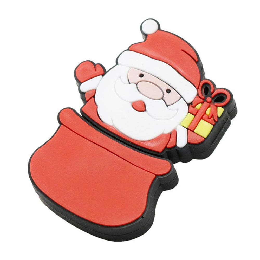 64GB Santa Claus Model USB 3.0 Flash Drive Flash Drive 3.0 Thumb Drive USB Jump Drive Memory Stick Zip Drive USB Drive U Disk - Red