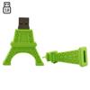 16GB Eiffel Tower Model USB 3.0 Flash Drive Flash Drive 3.0 Thumb Drive USB Jump Drive Memory Stick Zip Drive USB Drive - Green view 2