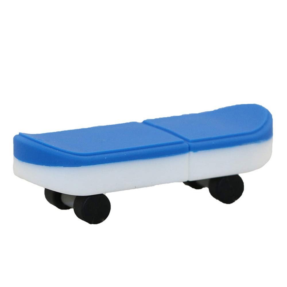 32GB Skateboard Model USB 3.0 Flash Drive Flash Drive 3.0 Thumb Drive USB Jump Drive Memory Stick Zip Drive USB Drive U Disk USB 3.0 Stick USB Disk USB Flash Memory - Blue
