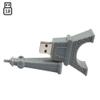 32GB Eiffel Tower Model USB 3.0 Flash Drive Flash Drive 3.0 Thumb Drive USB Jump Drive Memory Stick Zip Drive USB Drive - Gray view 2