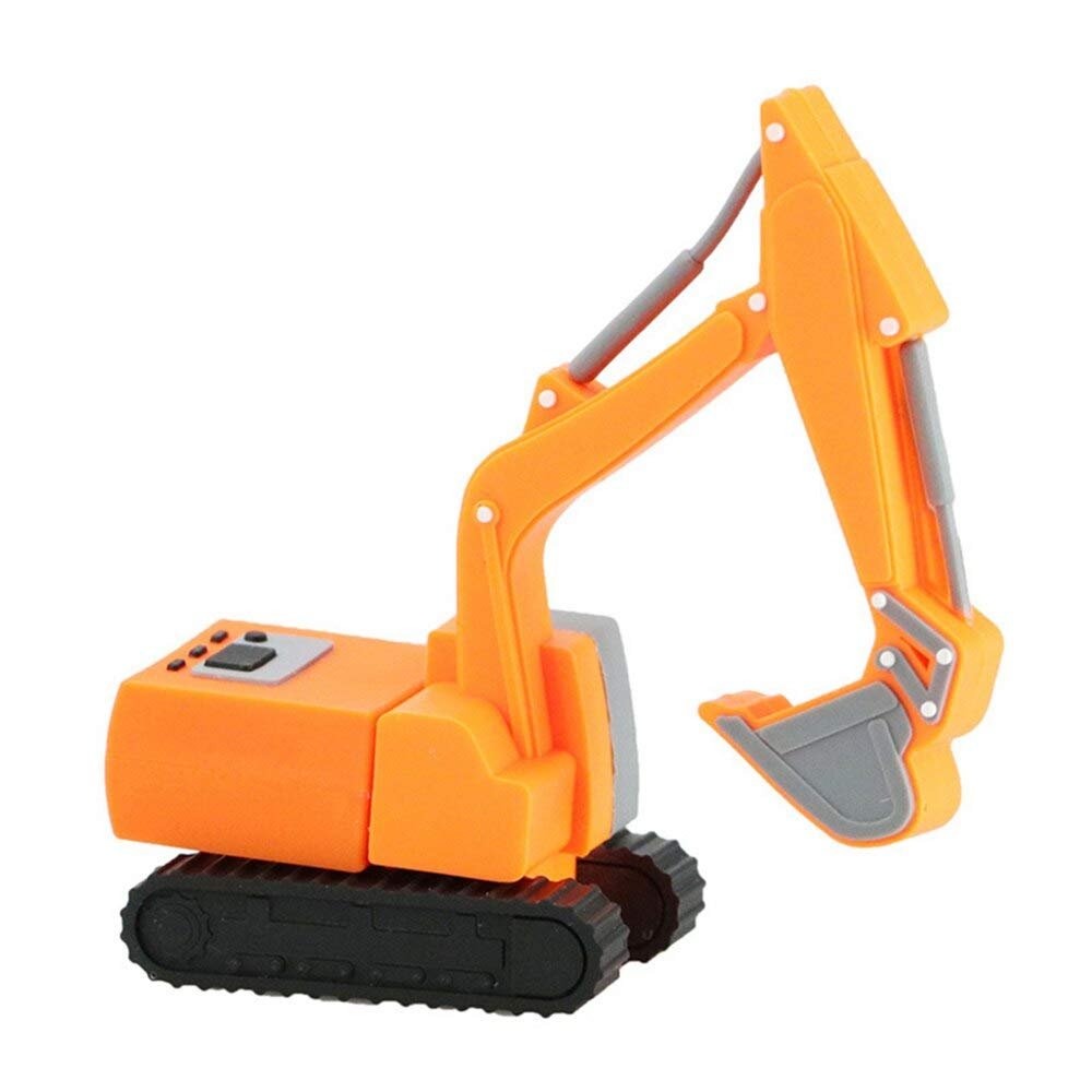 16GB Excavator Model USB 3.0 Flash Drive Flash Drive 3.0 Thumb Drive USB Jump Drive Memory Stick Zip Drive USB Drive U Disk USB 3.0 Stick USB Disk - Orange