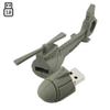 32GB Helicopter Model USB 3.0 Flash Drive Flash Drive 3.0 Thumb Drive USB Jump Drive Memory Stick Zip Drive USB Drive U Disk USB 3.0 Stick USB Disk USB Flash Memory - Gray view 2