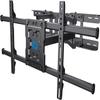 24 Inch Full Motion TV Wall Mount for Most 37 50 55 65 75-84 Inch TVs, Articulating Arms with Swivel Tilt Rotation Flat Curved, Extension to Wood Stud up to 132lbs Max VESA 600x400mm by Pipishell view 1