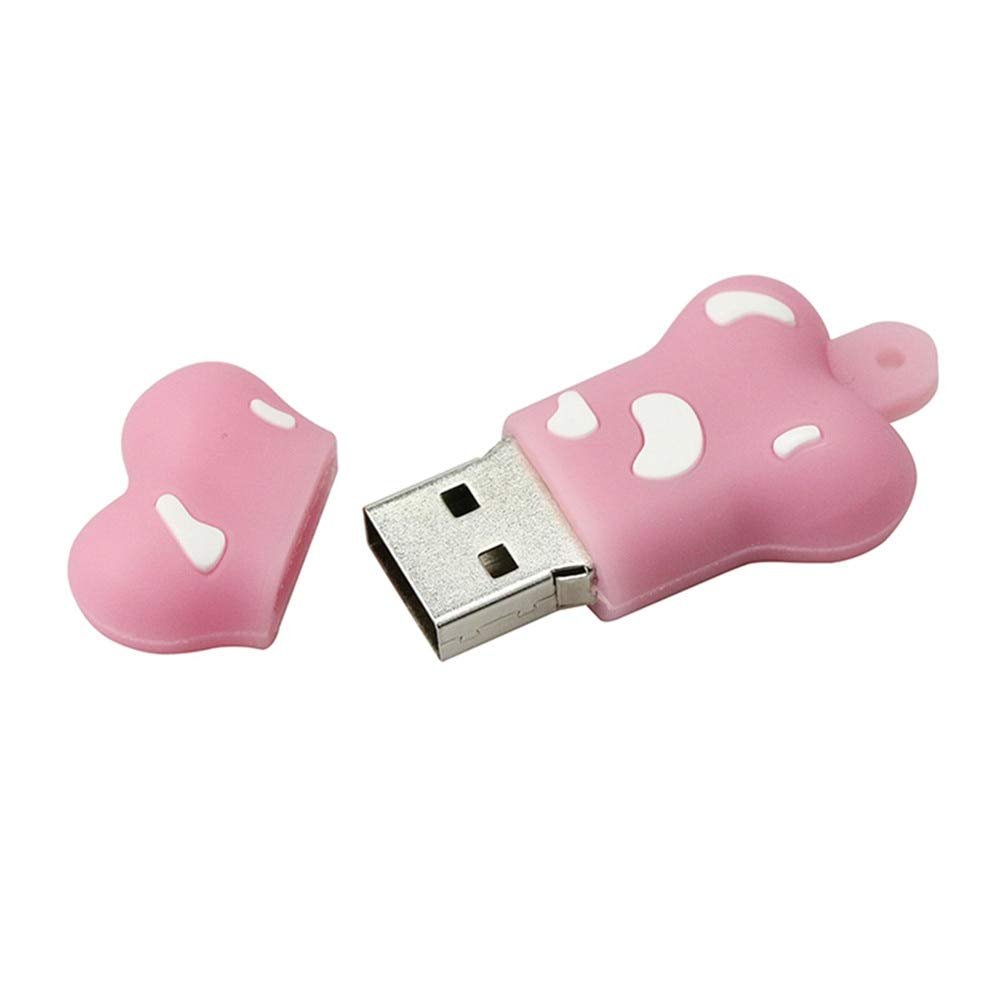 16GB Bone Model USB Flash Drive USB 3.0 Storage Device USB Flash Disk USB Drive USB 3.0 Memory Stick USB Stick U Disk Thumb Drive USB Flash Memory USB Disk Data Storage - Pink