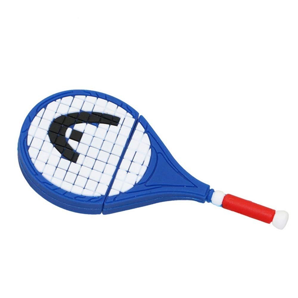 16GB Tennis Racket Model USB 3.0 Flash Drive Flash Drive 3.0 Thumb Drive USB Jump Drive Memory Stick Zip Drive USB Drive U Disk USB 3.0 Stick USB Disk USB Flash Memory - Blue