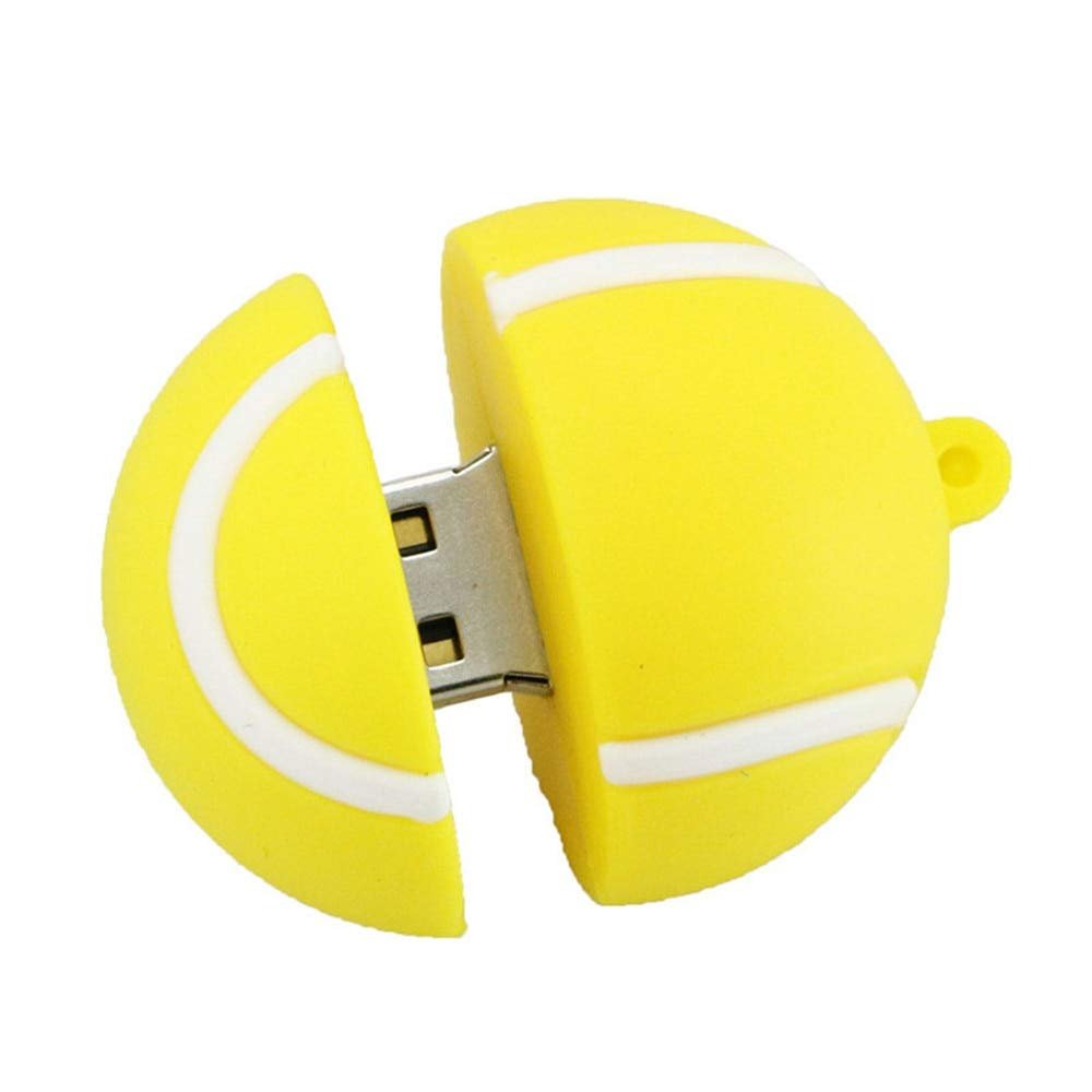 8GB Ball Model USB Flash Drive USB 3.0 Storage Device USB Flash Disk USB Drive USB 3.0 Memory Stick USB Stick U Disk Thumb Drive USB Flash Memory USB Disk Data Storage - Tennis
