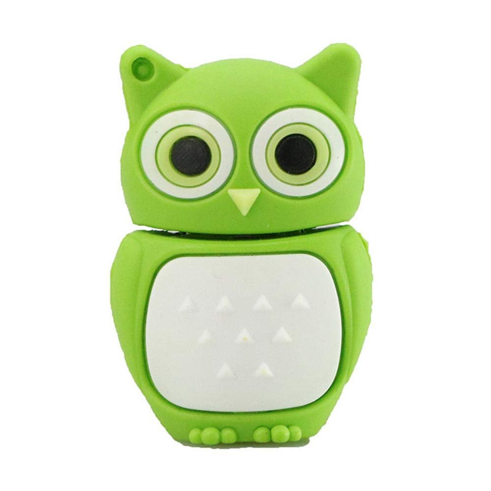 32GB Owl Model USB Flash Drive USB 3.0 Storage Device USB Flash Disk USB Drive USB 3.0 Memory Stick USB Stick U Disk Thumb Drive USB Flash Memory USB Disk Data Storage - Green