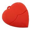 16GB Heart Model USB Flash Drive USB 3.0 Storage Device USB Flash Disk USB Drive USB 3.0 Memory Stick USB Stick U Disk Thumb Drive USB Flash Memory USB Disk Data Storage - Red view 1