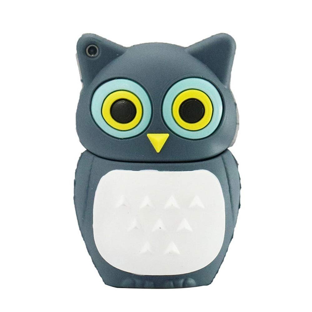 16GB Owl Model USB Flash Drive USB 3.0 Storage Device USB Flash Disk USB Drive USB 3.0 Memory Stick USB Stick U Disk Thumb Drive USB Flash Memory USB Disk Data Storage - Gray