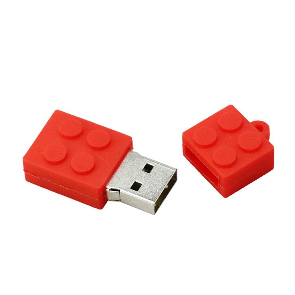 16GB Building Blocks Model USB Flash Drive USB 3.0 Storage Device USB Flash Disk USB Drive USB 3.0 Memory Stick USB Stick U Disk Thumb Drive USB Flash Memory USB Disk - Red