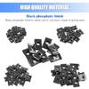 Glarks 170Pieces U-Clip and Screw Assortment, 5 Size U-Style Clip-On Nut with Mounting Screws Kit for Securing Wires and Cables view 4
