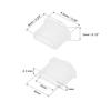 uxcell 10pcs Micro Silicone Protectors Male Port Anti Dust Cap Cover Clear view 2