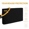 Easy-Going Outdoor TV Cover for 44 to 46 inches LCD, LED, Waterproof, Weatherproof and Dust-Proof TV Screen Protectors with Cleaning Cloth (46 inch,Black) view 3