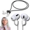 cobcobb Ultra Strong Magnetic Airpod Pro Strap Anti-Lost Cord Sports Lanyard Compatible with Airpods 3rd 2nd Generation Pro 3 2 1 (Black) view 1