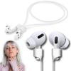 cobcobb Ultra Strong Magnetic Airpod Pro Strap Anti-Lost Cord Sports Lanyard Compatible with Airpods 3rd 2nd Generation Pro 3 2 1 (White) view 1