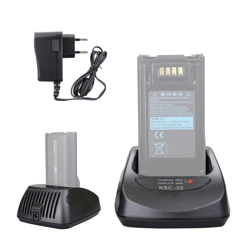 KSC-32 Rapid Charger for Kenwood TK-2180 TK-3180 NX-410 KNB-33L