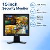Cocar CCTV Security Monitor, 17 inch BNC Monitor with VGA HDMI AV Built-in Speaker 4:3 HD Display LCD Screen Display with USB Media Player for Home Surveillance Camera STB PC view 2