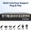 Cocar CCTV Security Monitor, 17 inch BNC Monitor with VGA HDMI AV Built-in Speaker 4:3 HD Display LCD Screen Display with USB Media Player for Home Surveillance Camera STB PC view 3