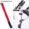 Securing Straps, 5Pcs Reusable Nylon Hook & Loop for Cycling Cord Management, Sports, Riding, and Outdoor Activities red view 2