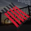 Securing Straps, 5Pcs Reusable Nylon Hook & Loop for Cycling Cord Management, Sports, Riding, and Outdoor Activities red view 3