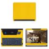 Decalrus - Protective Decal for Acer Predator Triton 700 PT715-51 (17.3" Screen) Laptop Yellow Carbon Fiber Skin case Cover wrap CFacerPredator700_PT715Yellow view 1