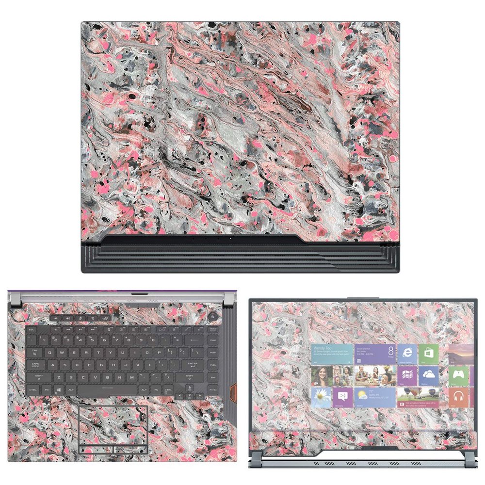 Decalrus - Protective Decal Skin Sticker for Asus ROG Strix Hero III G531GV / G531GW (15.6" Screen) case Cover wrap ASrogStrix3_G531-26