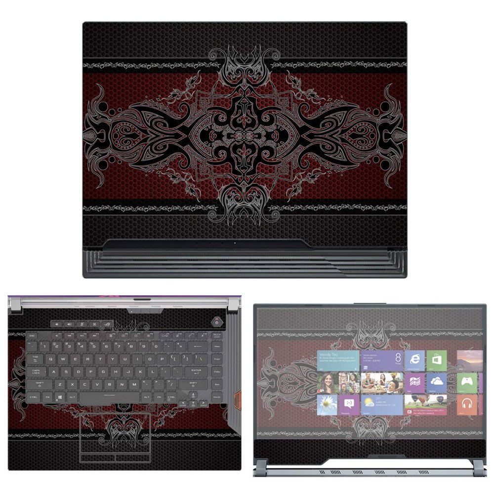Decalrus - Protective Decal Skin Sticker for Asus ROG Strix Hero III G531GV / G531GW (15.6" Screen) case Cover wrap ASrogStrix3_G531-98