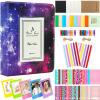 BigTrend 2x3 Inch Photo Paper Film Album Set for Fujifilm Instax Mini Camera, Polaroid Snap, Z2300, SocialMatic Instant Cameras & Zip Instant Printer (Starry sky-4, 64 Pockets) view 1