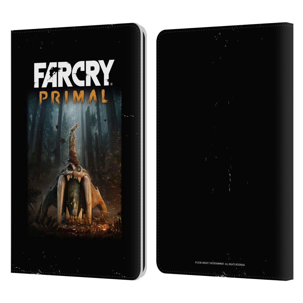 Head Case Designs Officially Licensed Far Cry Skull II Primal Key Art Leather Wallet Case Compatible with Kindle Paperwhite 1/2 / 3