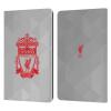 Head Case Designs Officially Licensed Liverpool Football Club White Geometric 2 Crest 1 Leather Wallet Case Compatible with Kindle Paperwhite 1/2 / 3 view 1