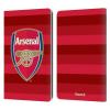 Head Case Designs Officially Licensed Arsenal FC Training Red Crest 2 Leather Wallet Case Compatible with Kindle Paperwhite 1/2 / 3 view 1