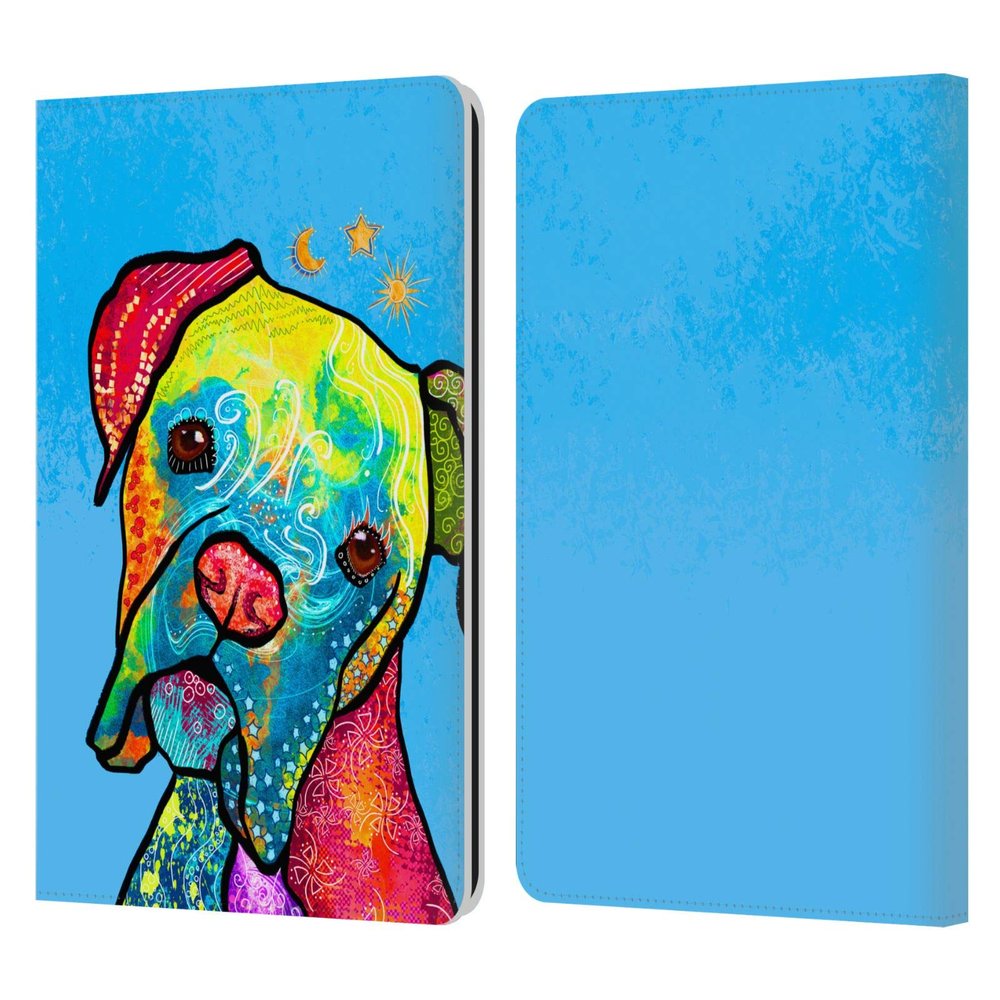 Head Case Designs Officially Licensed Duirwaigh Boxer Dog Animals Leather Wallet Case Compatible with Kindle Paperwhite 1/2 / 3
