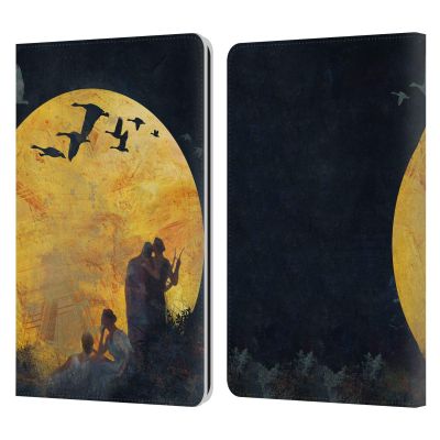 Head Case Designs Officially Licensed Duirwaigh Moon 2 God Leather Wallet Case Compatible with Kindle Paperwhite 1/2 / 3