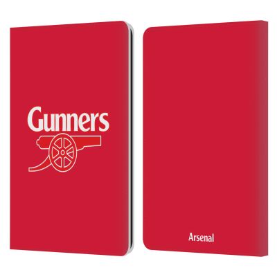 Head Case Designs Officially Licensed Arsenal FC Gunners Red Crest 2 Leather Wallet Case Compatible with Kindle Paperwhite 1/2 / 3