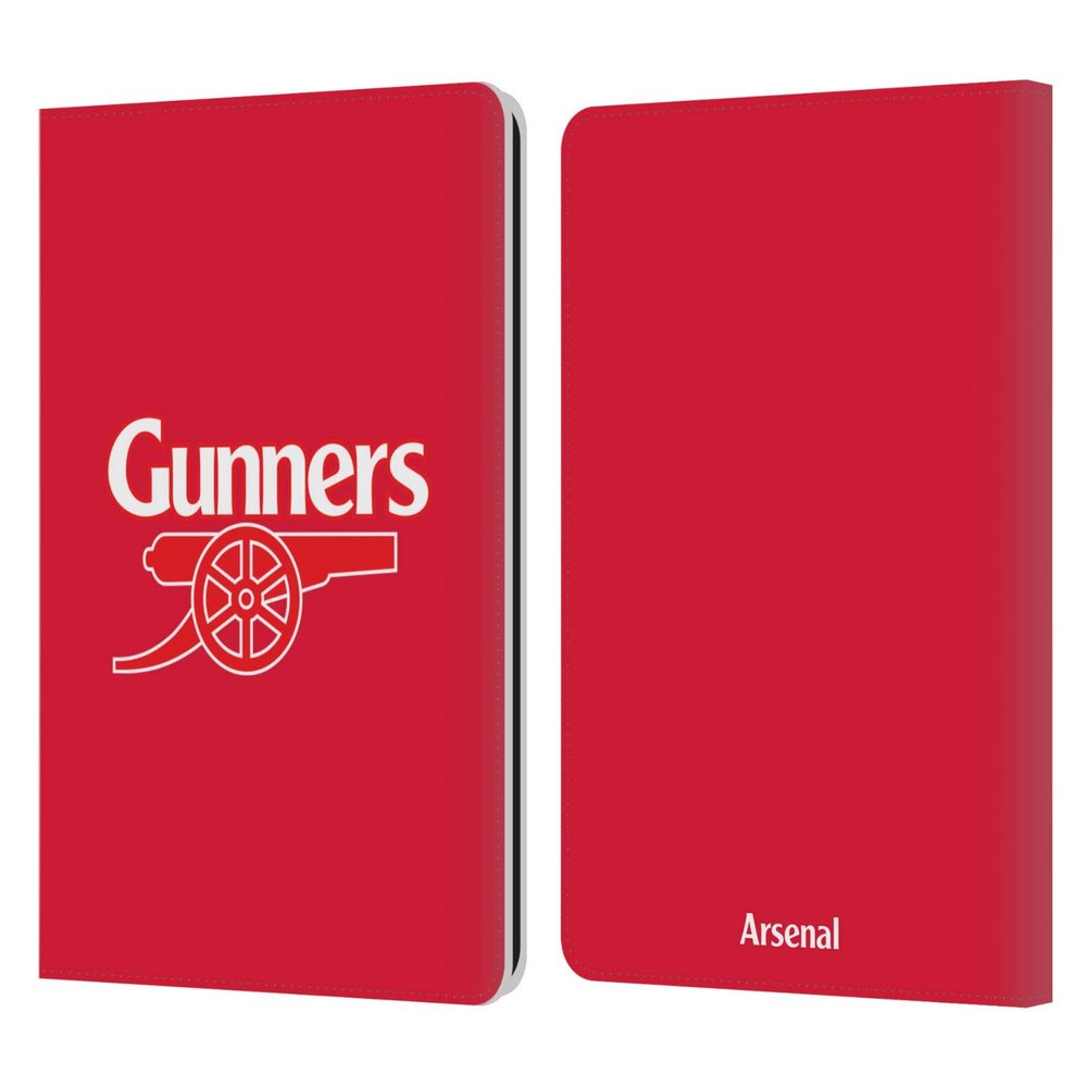 Head Case Designs Officially Licensed Arsenal FC Gunners Red Crest 2 Leather Wallet Case Compatible with Kindle Paperwhite 1/2 / 3