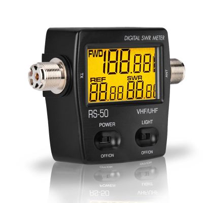 Standing Meter Power Meter,Portable Digital shortwave Standing Meter SWR Power Meter 125-525MHZ Frequency Meter with Backlight