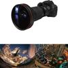 4MM 230 X21 Dedicated HD Ultra Wide FISHEYE Macro Lens for Nikon DSLR D3400 D5600+OPTURA HD Microfiber Cloth view 1