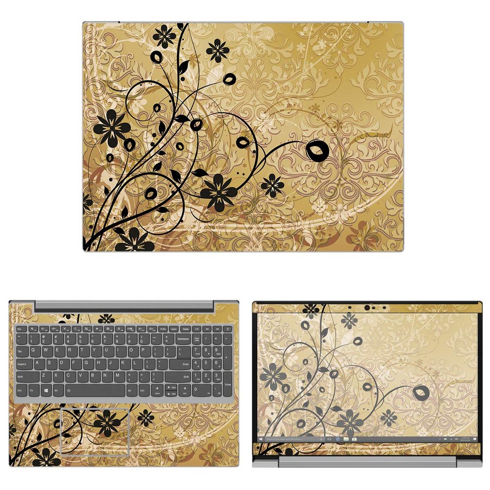 Decalrus - Protective Decal Floral Skin Sticker for Lenovo IdeaPad 15 L340 (15.6" Screen) case Cover wrap LEideapad15_L340-167