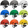 MSA 10194789 H1 V-Gard Helmet With Fas-Trac III Ratchet Suspension | Polyethylene Shell, Superior Impact Protection, Self Adjusting Crown Straps - Standard Size in Orange view 3