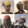 MSA 10194789 H1 V-Gard Helmet With Fas-Trac III Ratchet Suspension | Polyethylene Shell, Superior Impact Protection, Self Adjusting Crown Straps - Standard Size in Orange view 4