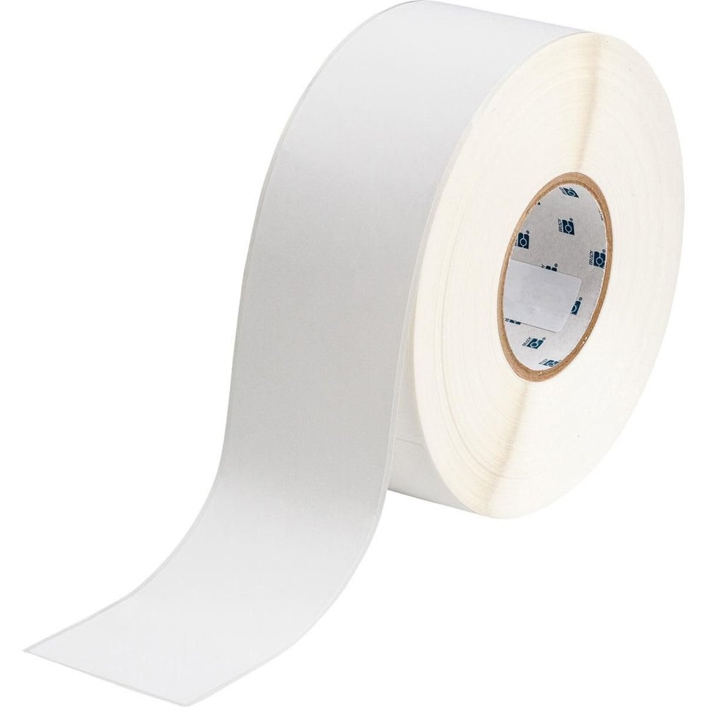 BS 5609 Marine Label Polypropylene 2.25 in x 100 ft, White, Roll of 100 Ft