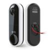 Arlo Essential Wired Video Doorbell - HD Video, 180 View, Night Vision, 2 Way Audio, DIY Installation (wiring required), Security Camera, Doorbell Camera, Home Security Cameras, White - AVD1001 view 1