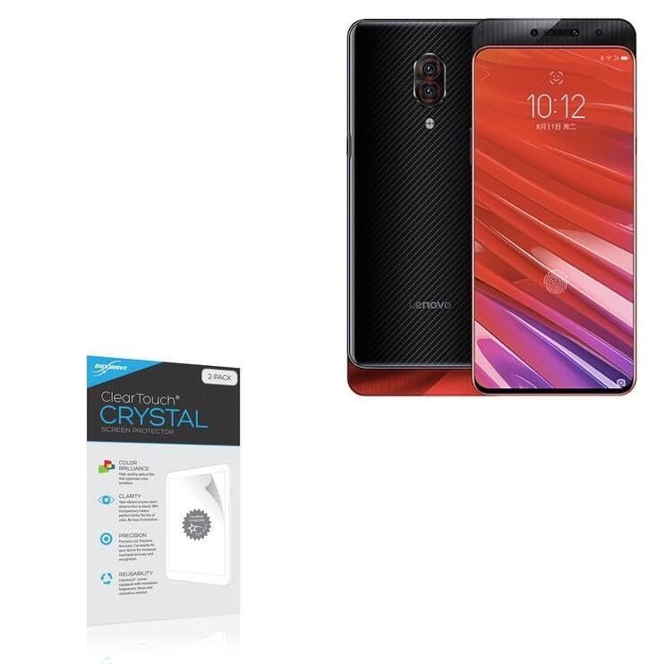 BoxWave Screen Protector Compatible with Lenovo Z5 Pro GT - ClearTouch Crystal (2-Pack), HD Film Skin - Shields from Scratches