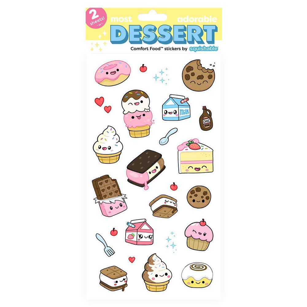 Squishable/ Dessert Stickers Set