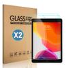 [2 pack] TDA iPad 10.2 inch Glass Screen Protector (2021/2020/2019 released, 9th/8th/7th Generation) Tempered Glass Film [Crystal Clear] [Bubble Free] for iPad 10.2 inch - Apple Pencil Compatible view 1