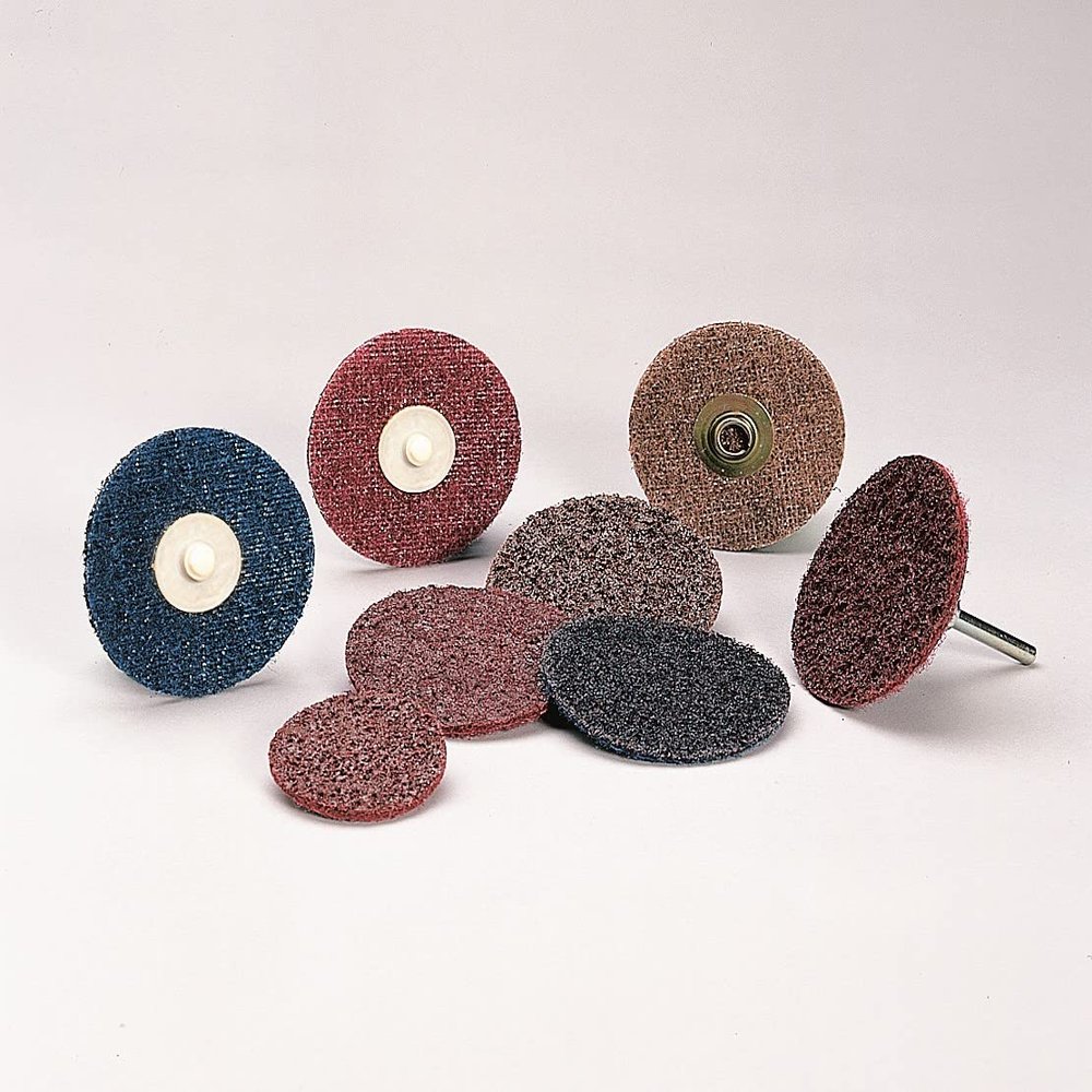 Standard Abrasives 840337 Surface Conditioning Disc, 2 in Dia, Aluminum Oxide Abrasive, Brown